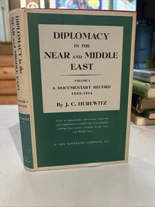 1956 J C Hurewitz / DIPLOMACY IN THE NEAR AND MIDDLE EAST Vol 1 - Imagen 1 de 14
