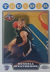 Russell Westbrook Topps Chrome 2008-09 #184 Rookie H.O.F !!! - Picture 1 of 15