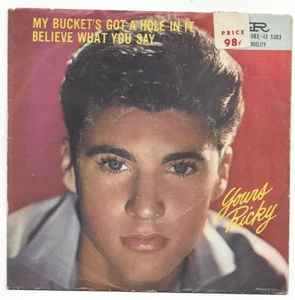 RICKY NELSON, "BELIEVE WHAT YOU SAY" - Picture 1 of 4