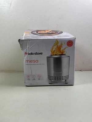 Solo Estufa Mesa Fogata Caja Acero Inoxidable Dañada Foto 1 de 4