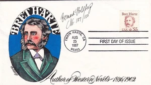 $5 Bret Harte FDC, HP Goldberg, 2196 - Picture 1 of 1