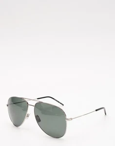 RRP€320 SAINT LAURENT Classic 11 Pilot Sunglasses Polarized Lenses Made in Italy - Picture 1 of 9