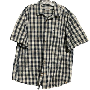 Carhartt Shirt Mens 2XL Plaid Short Sleeve Pocket Button Up Relaxed Fit - Picture 1 of 7