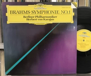 BRAHMS Symphony No. 1 KARAJAN BERLINER DGG 423 141 -1 digital LP 1987 Germany NM - Picture 1 of 3