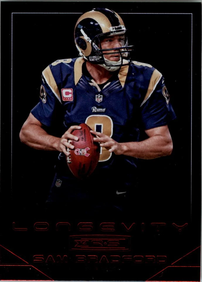 2014 Rookies and Stars Longevity Ruby #94 Sam Bradford FB - Image 1 of 2