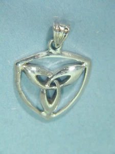 BUTW sterling silver celtic knot pendant 2860B - Picture 1 of 1
