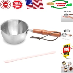 Rust-Resistant Melting Pot with Heat-Resistant Handle - Perfect for Desserts - Picture 1 of 10