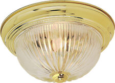 Nuvo Lighting 60/6015 Flush Mount Light in Polished Brass
