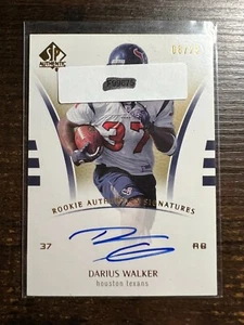 A110,147 - 2007 SP Authentic Gold #209 Darius Walker Auto/25 - Picture 1 of 1