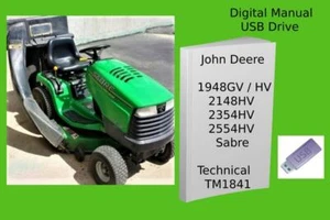 John Deere 1948GV 2148HV 2354HV 2554HV Sabre Manuale Tecnico Vedi Descrizione - Foto 1 di 1