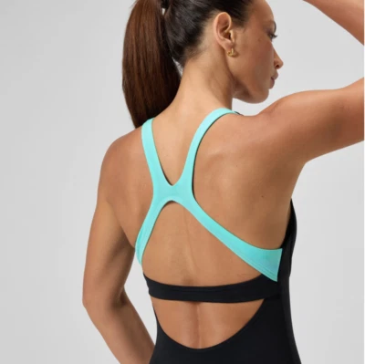 Speedo Women's Flex Band Swimsuit with Swim Bra Swimming Costume BNWT - Image 1 of 4