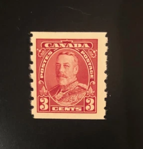 Stamps Canada Sc230 : 3c dark car KGV Pictorial Coil Stamp Mint Never Hinged - Picture 1 of 3