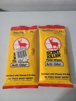 Wildlife Research Center Scent Killer Field Wipes 2 Packs - Image 1 of 4