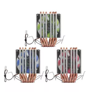 Ventilador de refrigeración CPU enfriador de aire disipador de calor para 775/1155/1156/1366/ AM2 AM3 - Imagen 1 de 19
