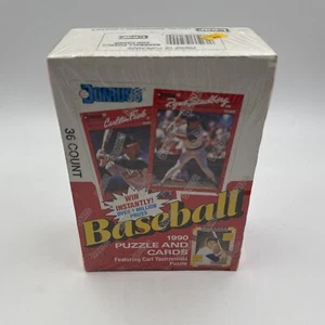 Donruss Baseball Card Wax Box 1990 - sigillato in fabbrica numero 36 - puzzle e carte - Foto 1 di 5