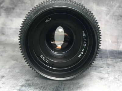 HELIOS 44 2/58 mm CINE mod lens ANAMORPHIC BOKEH FLARE Canon EF mount Ukraine - Image 1 of 4
