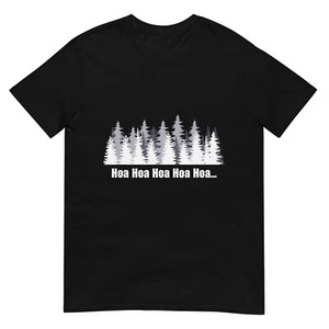 Vintage Hoa Hoa Hoa Hoa Hoa Cozy Season Twilight Pine Forest T-Shirt - Picture 1 of 17