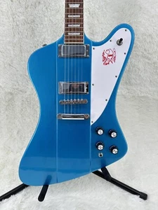 Metallic Blue Firebird E-Gitarre 2H Tonabnehmer Solid Body Fixed - Bild 1 von 14