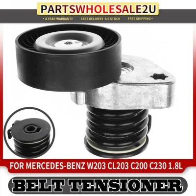 Belt Tensioner Assy with Pulley for Mercedes-Benz W203 CL203 C200 C230 2003-2005 - Image 1 of 4