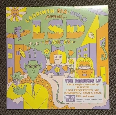 LSD (Labrinth, Sia, Diplo)The Remixes Vinyl LP RSD Black Friday 2024 NEW SEALED - Image 1 of 3