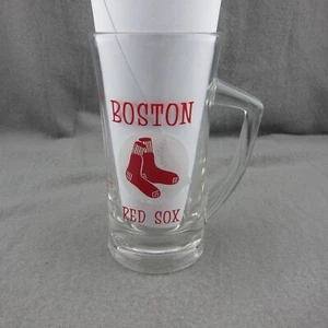Boston Red Sox Fenway Park Glass Beer Mug Cup Vintage - Picture 1 of 19