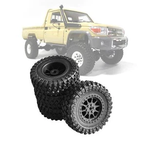 4 Pieces 1/12 RC Car Tires DIY High Performance Accessory for LC79 MN78 MN82 - Picture 1 of 6