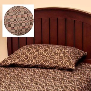 Primitive Country Kendall Jacquard schwarz Queen Bettbezug - Bild 1 von 3