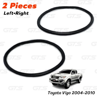 For Toyota Hilux 2Door Extra Cab 2004 10 L+R Rear Rubber Window Shield Seal Foto 1 de 4