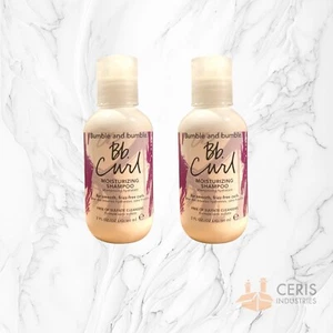 2x BUMBLE AND BUMBLE Bb Curl Moisturizing Shampoo 2.0oz / 60ml Travel Size - Picture 1 of 1