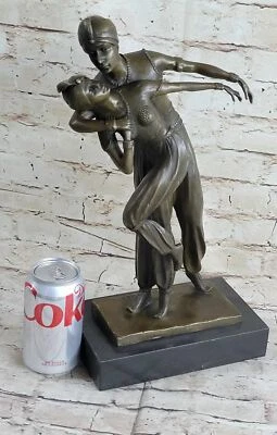Unterzeichnet Chiparus Persischer Tänzer Statue Figur Bronze Skulptur Dekor - Bild 1 von 4