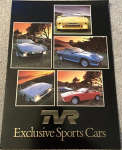 The TVR Exclusive Sports Cars Range Original Car Sales Brochure Collectable - Picture 1 of 1