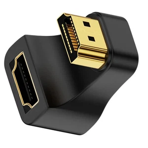 180° U Shape Converter HDMI to HDMI Adapter Male to Female Extension Connector e - Picture 1 of 8