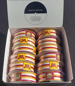 COLLEGIATE RIBBONS - SPECIAL EDITIONS - MINNESOTA GOLDEN GOPHERS - VINTAGE - NEW - Picture 1 of 5