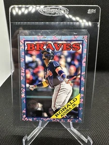 2023 Topps Japan Edition Ronald Acuna Jr. 1988 Cherry Tree Var. Braves NL MVP - Bild 1 von 2