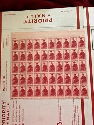 #FA1 15¢ Postman, Certified Mail Sheet of 50 XF NH MNH.  - Image 1 of 3