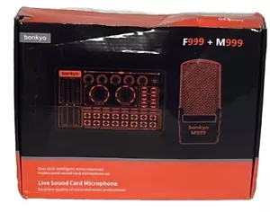 F999 Live Sound Card Live Streaming Appliance Microphone Audio Card Equipment - Picture 1 of 7
