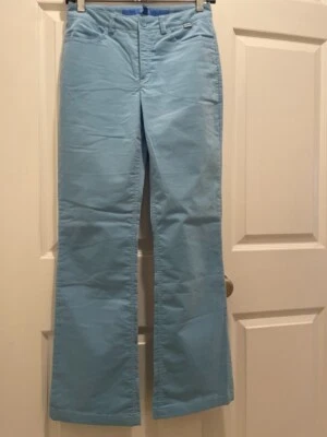 Excelente Escada Sport Pantalón Pana Azul Hielo Mujer,Talla 34 Foto 1 de 4