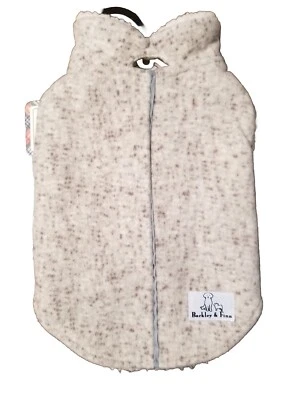 Barkley & Finn Pet Sherpa Lined Winter Dog Coat Jacket X-SMALL Taupe Cream NWT - Image 1 of 4