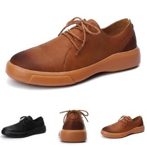 Mens Low Top Faux Leather Shoes Oxfords Lace up Flats Breathable Walking 38-47 L