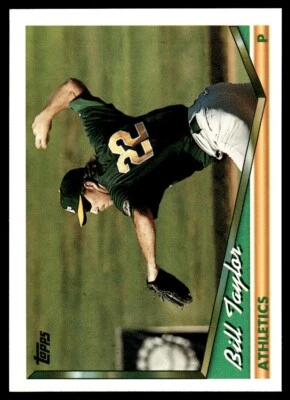 1994 Topps Traded Bill Taylor RC Oakland Athletics #2T - Image 1 of 2