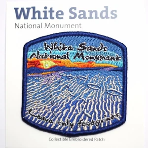 Patch souvenir ufficiale monumento nazionale sabbie bianche nuovo parco del Messico - Foto 1 di 3