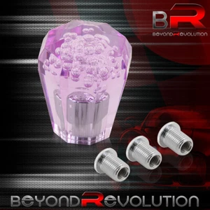 2.3" 60mm Diamond Bubble Shift Knob Automatic Manual Transmission Shifter Purple - Picture 1 of 2