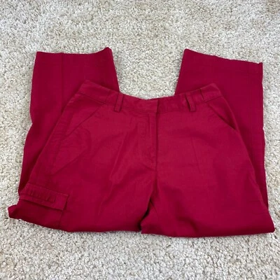 Adidas Mujer Talla 8 Pantalones Exfoliantes Elásticos Ropa Médica Carrera Rojo Foto 1 de 4