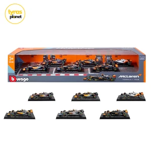 Bburago 1:43 McLaren Formula Racing Die-cast Model 6-pack NEW SEALED - Picture 1 of 4
