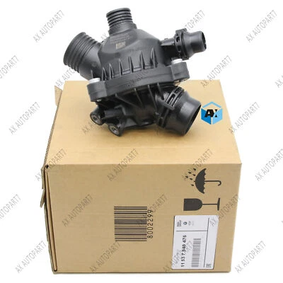 Conjunto de carcaça de termostato genuíno para BMW 135i 330i 525i 328i 535i N52B30 3.0L - Imagem 1 de 4