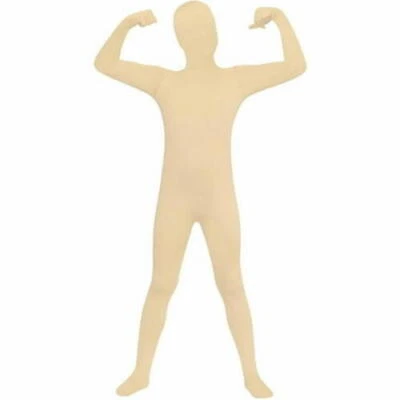 Fun World Nude Skin Suit Child Halloween Costume Large Size 12-14 Full Body Suit - Image 1 of 4