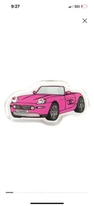 Chanel CC Pink Car Brooch Cruise 2024 - Picture 1 of 4