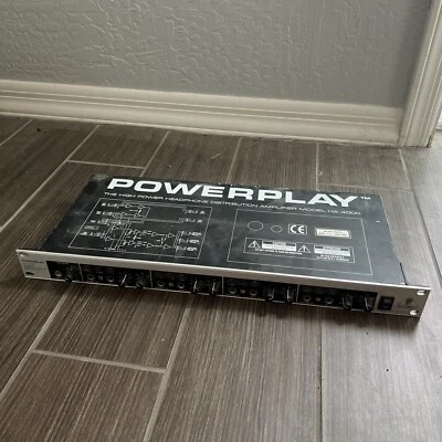 Behringer HA4000 Powerplay Pro 4 Channel Headphone Amplifier NO POWER CORD - Image 1 of 4