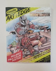 Crayola Art With Edge Star Wars The Mandalorian 28 Pages + 1 Poster New Sealed - Picture 1 of 4
