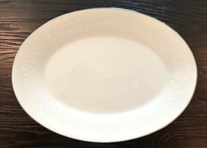 Vintage Noritake Reina ovale Servierplatte 6450Q Fine Thanksgiving Geschirr Teller - Bild 1 von 8